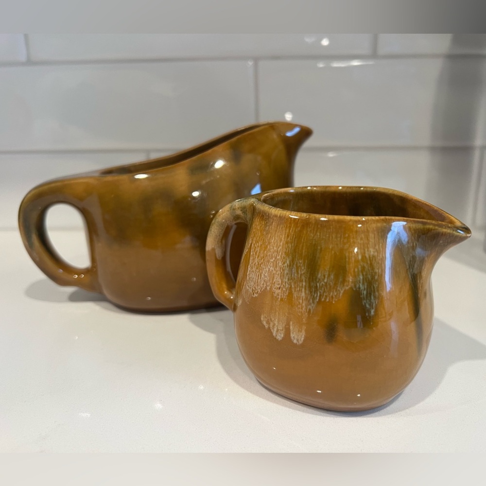 Vintage Beauceware Ceramic Gravy and Cream boat